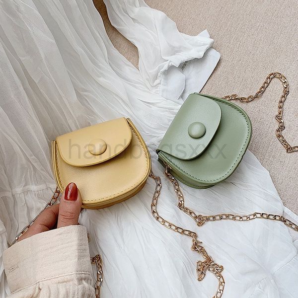

new style shoulder bag trendy korean styles summer saddle bags with a stylish chain crossbody