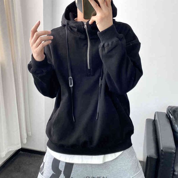 

cotton black hoodies men autumn long sleeve hooded sweatshirt fashion clothing hip hop street clothes