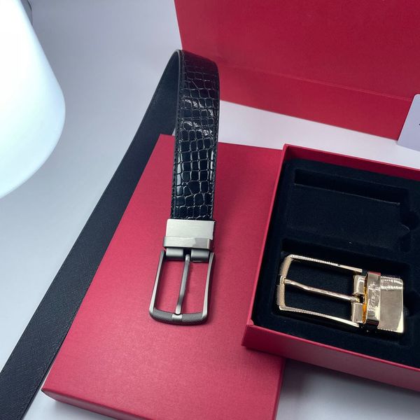 

new fashion men business belts luxury ceinture needle gold silver buckle genuine leather belt for women jeans waist ceinture, Black;brown