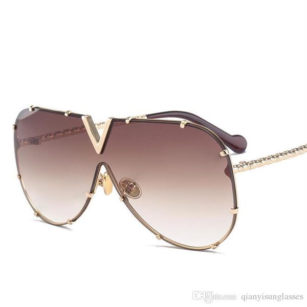 

women sunglasses men women big frame oversized sun glasses 2019 new gradient shades eyewear2723, White;black