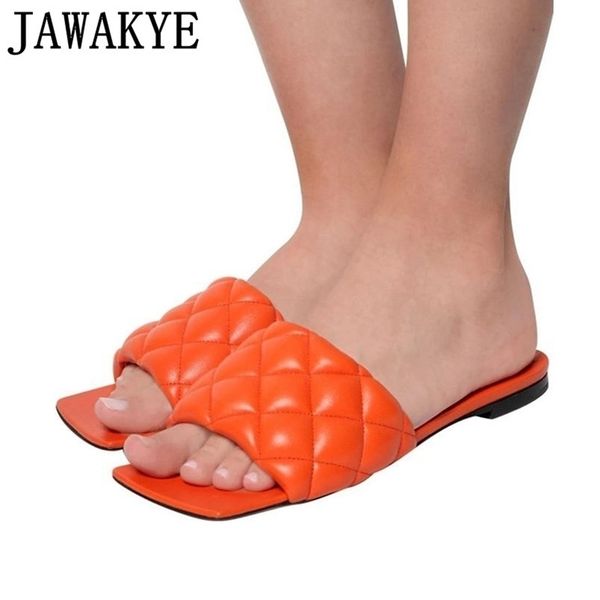 

lattice flat slipper summer outdoors sandal casual beach shoes real leather woman flipflops runway y200628, Black