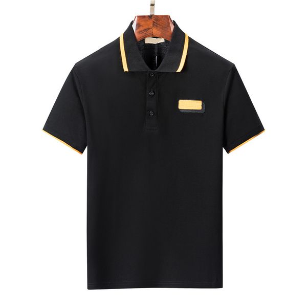 

mens designer clothes polo shirt brand small horse embroidery clothing men fabric letter polos t-shirt o collar casual tee shirt size m-xxxl, White;black