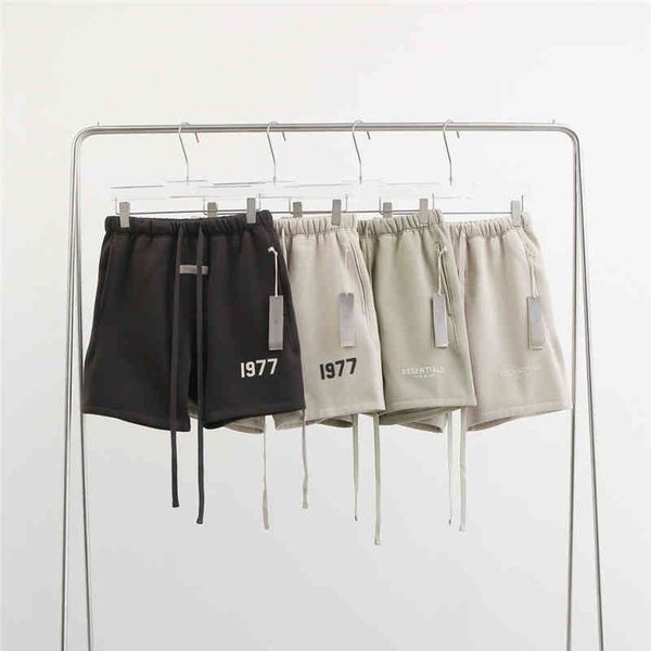

fog line s summer new high street loose capris men women lovers pants 2022 fashion design all-match men's and women's shorts trend, White;black