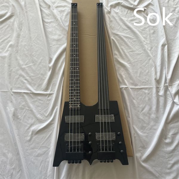 

in stock matte black electric guitars bass 4 string and 4 string