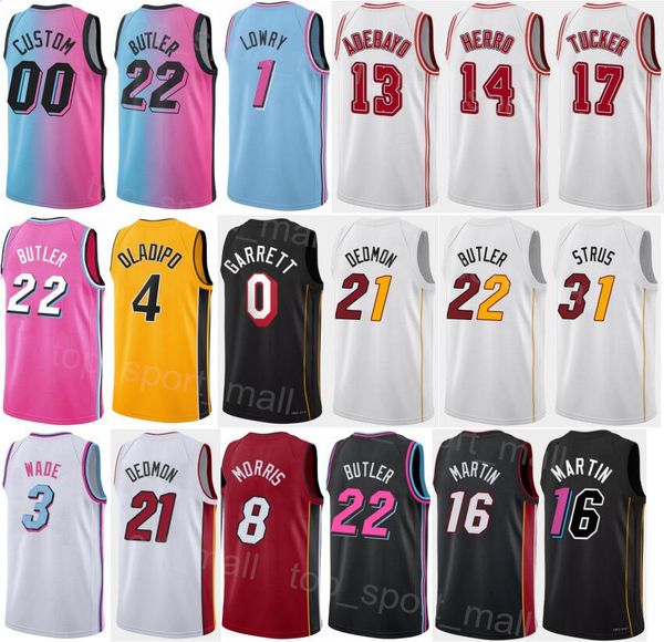 

screen print man women association basketball victor oladipo jersey 4 gabe vincent 2 markieff morris 8 max strus 31 caleb martin 16 dewayne, Black;red