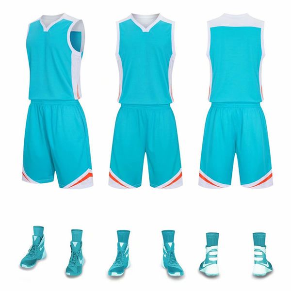 

nb0119 basketball jersey sport wears athletic outdoor apparel college, Black
