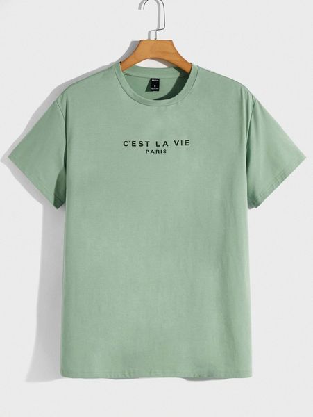 

men slogan graphic tee 64io#, White;black