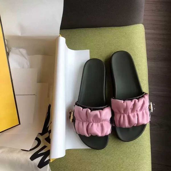 

designer slipper luxury women sandals italy brand slides woman slides letter flip flop summer casual shoes, Black