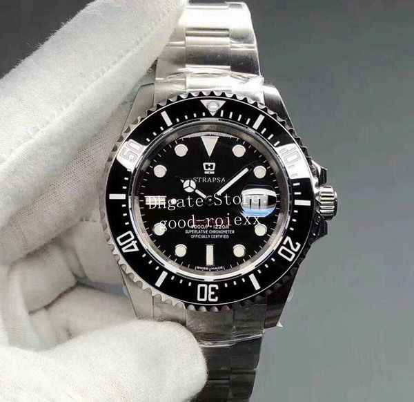 

43mm watches mens automatic cal.3235 movement eta 2836 watch men 904l steel noobf n date ceramic dive sea sport 126600 wristwatches, Slivery;brown