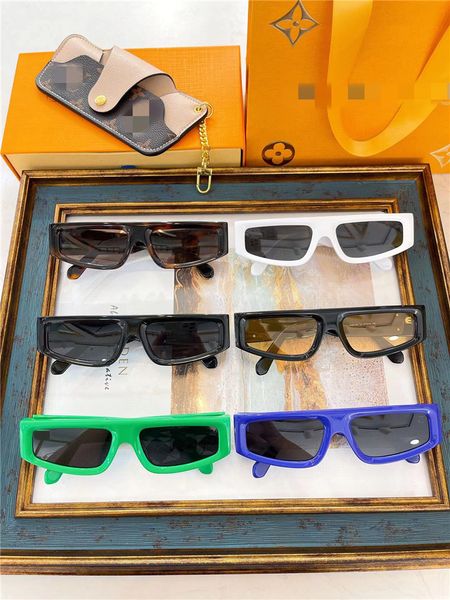 

new designer sunglasses 2022 new l-family plate sunglass ins.com red blogger's same personalized fashion z2611w men's and women&#0, White;black