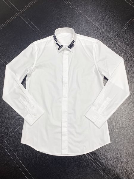 Erkek Tasarımcı Gömlek Marka Giyim Erkekler Uzun Kollu Elbise Gömlek Hip Hop Tarzı Yüksek Kaliteli Pamuk 16362 Tops