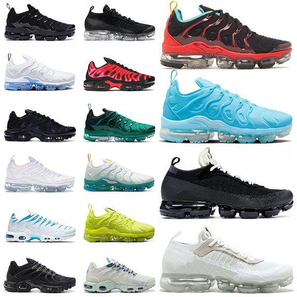 

plus tn mens womens designer running shoes eur 46 47 tennis university blue terrascape fly knit flynit sports sneakers