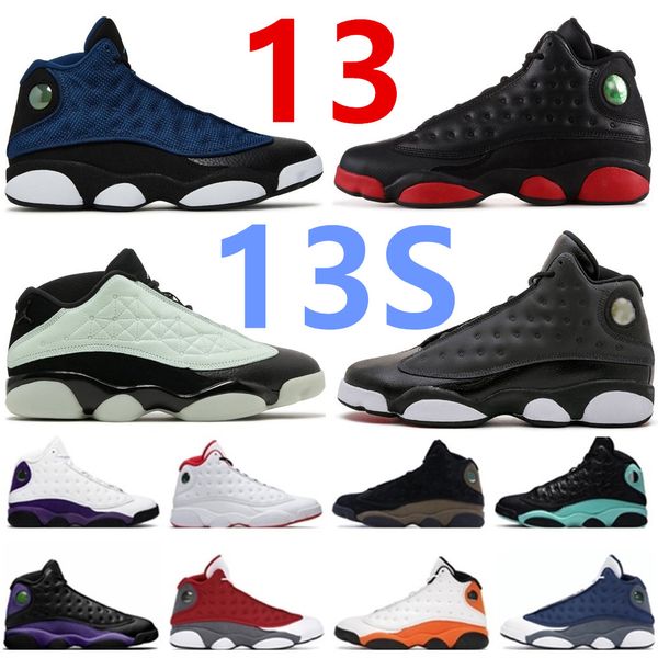 13 Brave Blue Basketball Shoes 13s Del Sol Playground Low Singles Day Mens High Gym Red Cap and Gown Grey Starfish Jumpman Gold Glitter Court Purple Chicago With Box