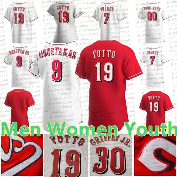 

2022 custom joey votto jersey hunter greene nick lodolo pham jonathan india moustakas eugenio suarez luis castillo shogo akiyama senzel wink, Blue;black