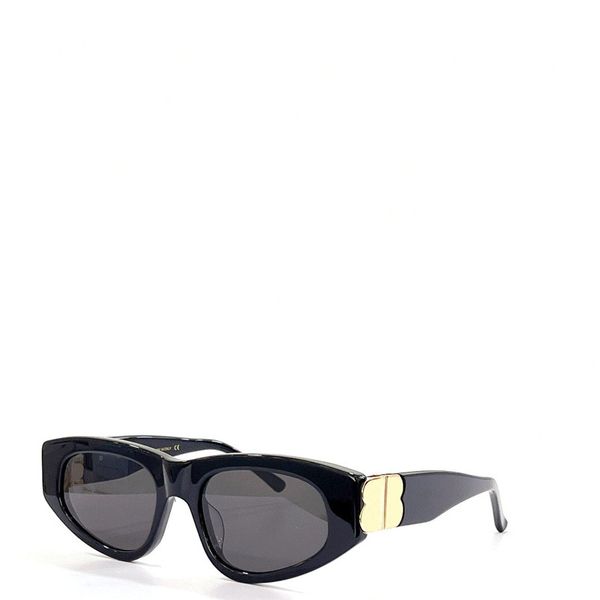 Óculos de sol masculinos, design de moda, 0095, armação estilo olho de gato, óculos de proteção UV400 de alta qualidade com estojo preto