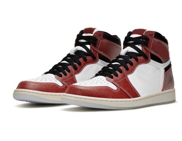 

shoes trophy room x 1 high og e out raffle men womens basketball white/varsity red-sail-black 1s outdoor sneakers quality