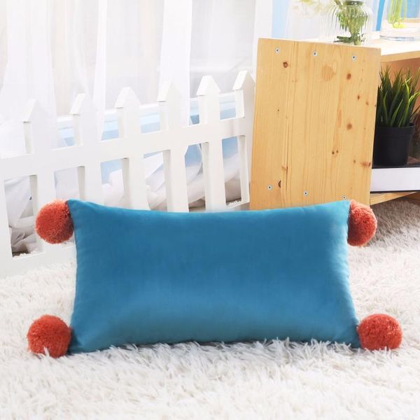 Подушка/декоративная подушка голландская бархатная подушка на пол Прекрасные сплошные подушки подушки диван офис талия гостиная