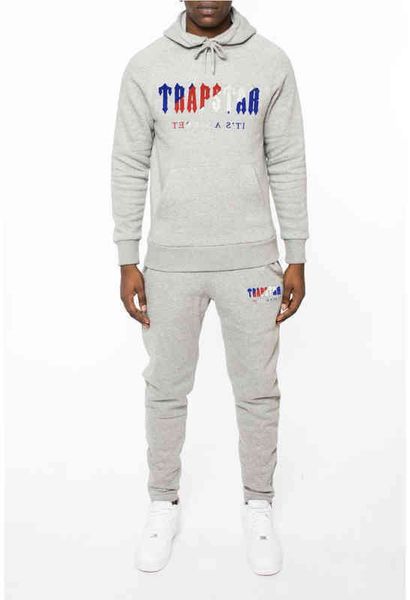 

jacket hoodie trapstar hip hop warm 1;1 sweatshirt street trend embroidered letters 2022 new arrival1, Black