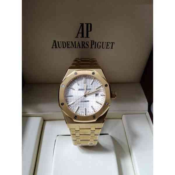 

luxury mens mechanical watch es roya1 0ak automatic yellow gold men swiss es brand wristwatch, Slivery;brown