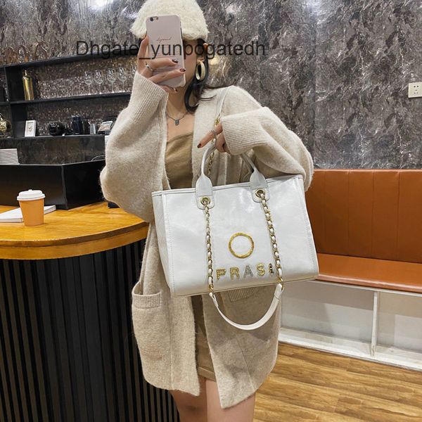 

brand luxury designer handbags women's evening bags ch metal badge tote bag small mini fashion beach handbag female capacity large leat, Black;red