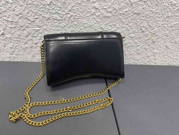 

b 3a quality ladies plain crocodile hourglass chain bag 19x5x12cm
