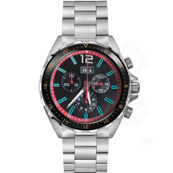 Orologi di design da uomo Orologi da polso montre de luxe F1 Movimento al quarzo Cronografo Orologio sportivo da uomo Orologio da polso da lavoro di lusso