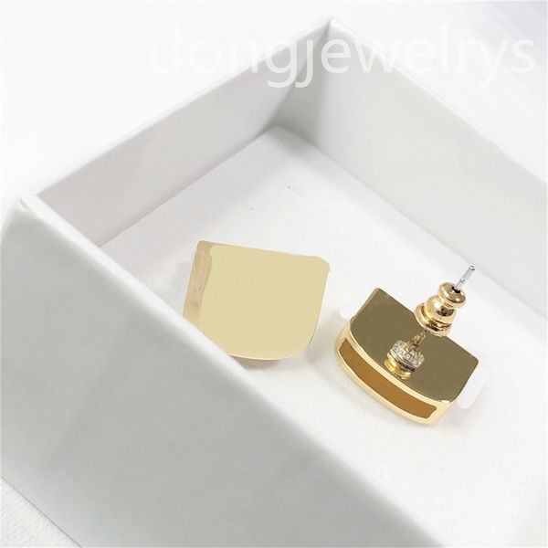 

designer earring ear cuff luxury fashion earrings pearl gold chunky hoop earring dangle chandelier stud dongjewelrys charm women shiny earin, Silver