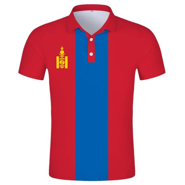 

mongolia polo shirt mng polo shirt nation flag mn mongol mongolian country college text po clothes customization 220702, White;black