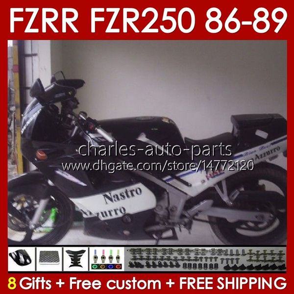 Набор для обтекателей для Yamaha FZR250R FZR250 FZR 250 R RR 86 87 88 89 FZR-250 BOLY 142NO.65 FZR250RR 86-89 FZRR FZR 250R 250RR FZR-2550R 1986 1987 1988