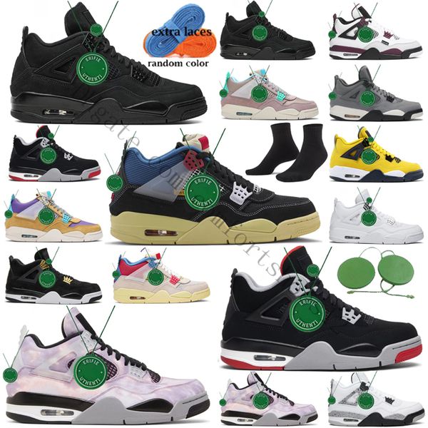 

air off noir basketball shoes for men women jordens 4 4s white x cement sneakers taupe haze zen master black cat single's day sail roya