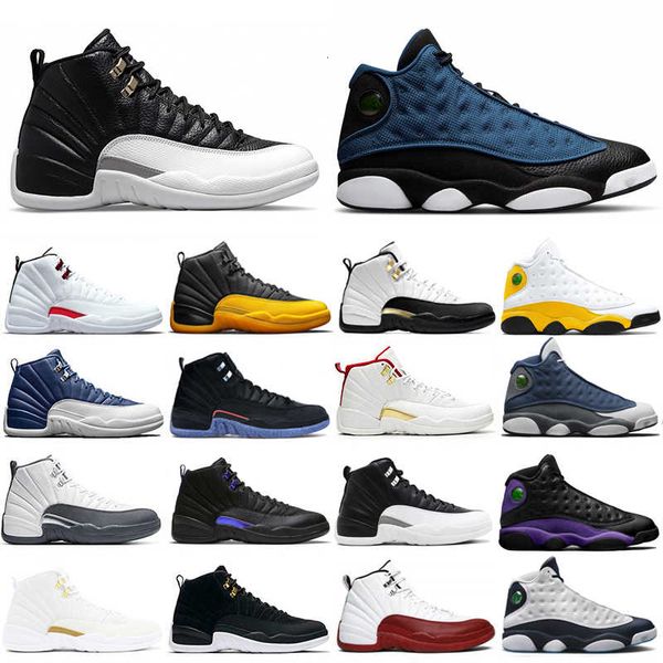 

shoes 12s basketball 12 utility 13s brave blue flint court purple university gol, Black