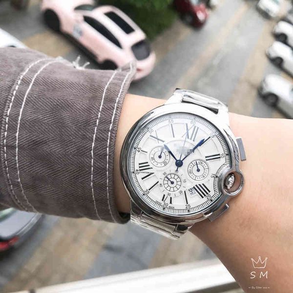 

kajialan simple business fashion multifunctional movement couple men's watch calendar girl's blue, Slivery;brown