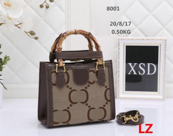 

womens diana bamboo tote bag luxury designer handbag genuine leather shoulder bags purse fashion pochette 07wg