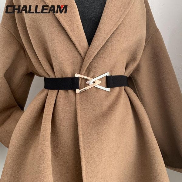 

triangle belt womens decorative elastic with dress sweater suit waist simple versatile fashion girdle x254, Black;brown