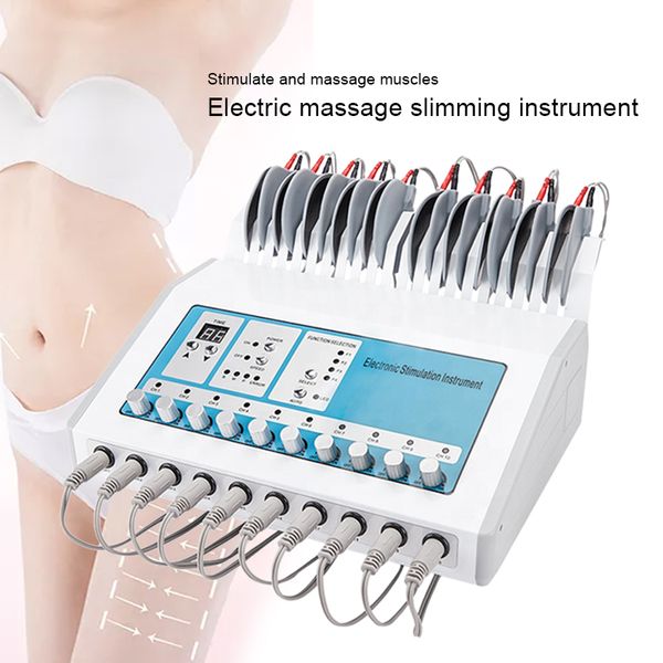 10 пары тела электродные колоды EMS Машина Электрическая мышечная стимуляция тела для похудения.