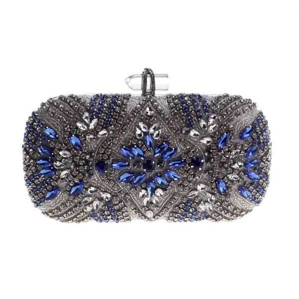 

2022 luxury designer evening bags fashion diamond acrylic buckle clutch ladies small square bag