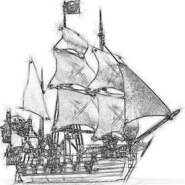 

in stock 16009 pirates series the queen annes revenge model building blocks set compatible 4195 classic pirate ship toys for child226t