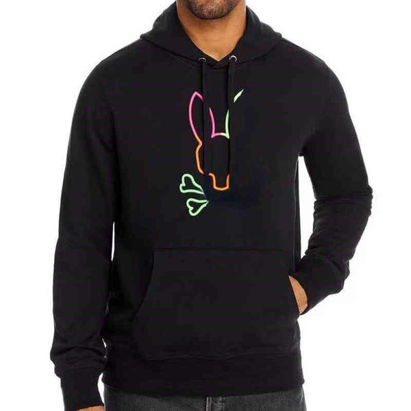 

selling designer hooded sweater psyb pullover classic skull rabbit sweatshirt fashion men's and women's jackets cotton 66, Black