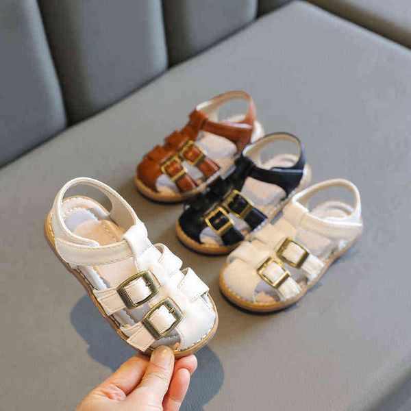 

children's sandals summer children's fashion hollow girls soft bottom all-match beach shoes anti-slippery shoes for kids g220418, Black;red