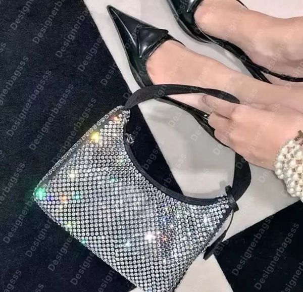 

waterproof canvas designer handbag luxury messenger bag nylon mini bag ruched shoulder bags pouch embellished 2000 diamond hobo for women zi