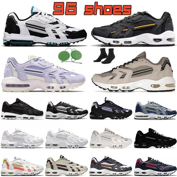 

with sock tag 96 ii 96s mens womens running shoes triple black white light purple usa beach summer pastels blackened blue usa men women trai