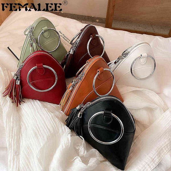 

mini triangle tote ladies tassel round metal handle purses pyramid shaped designer hand bags evening party women day clutch bag