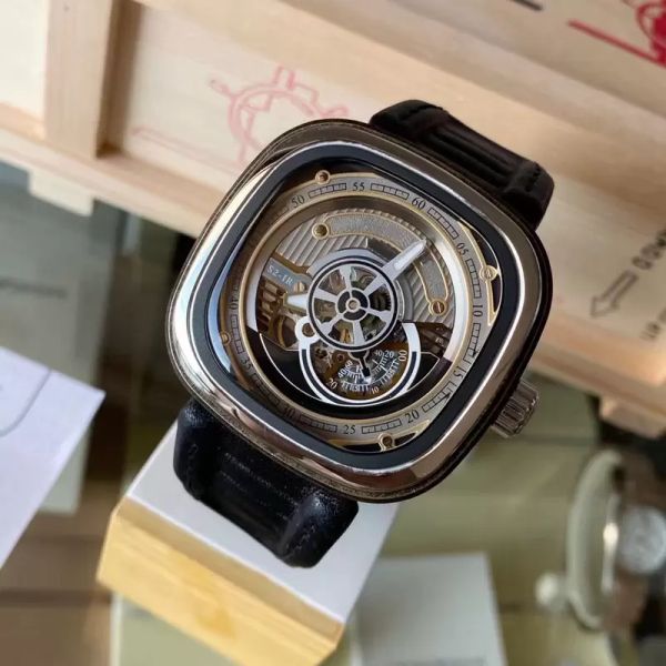Klassische Herrenuhren, automatische mechanische Bewegung, Armbanduhr, 47 mm, wasserdicht, modische Armbanduhr, Montre De Luxe