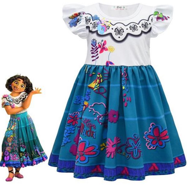 

2022 magic girls dresses full house with mirabell house full house christmas dress feifei sleeve kids princess dress, Red;yellow
