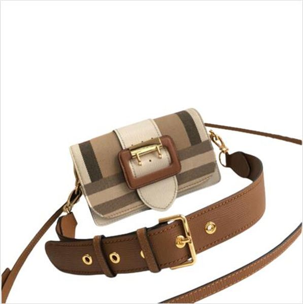 

2022new pattern shoulder bags white luxury designer handbag chain bag adjustable shoulder strap with canvas stripes 75451#19x12x5cm