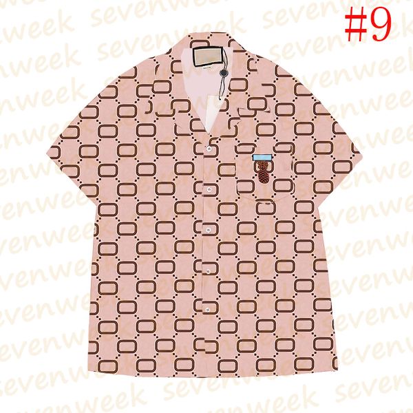 

designer print mens shirts pullover clothing short sleeve t shirt summer vacation casual tshirt 13 styles, White;black
