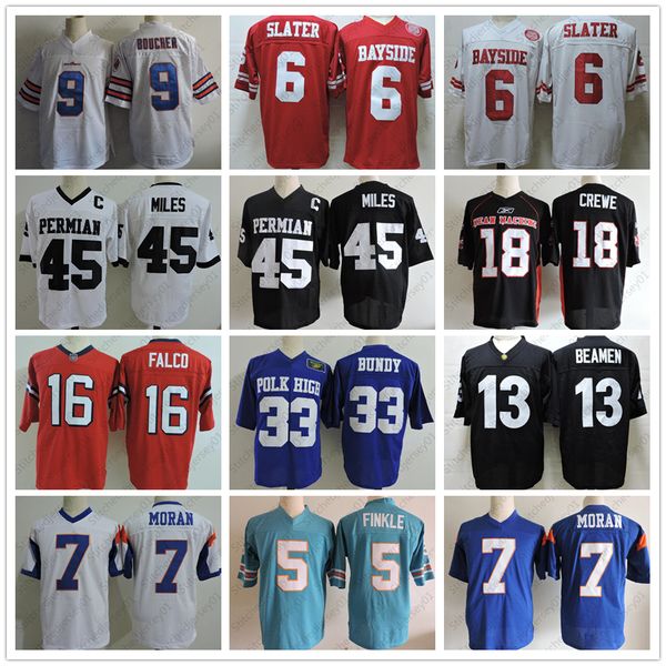 

movie football jersey 54 castle 16 falco 33 bundy, Black