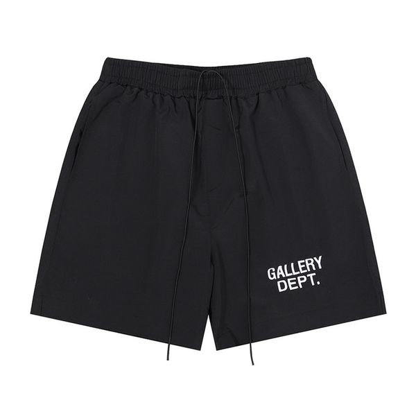 

gallerydept designer mens embroidered shorts elastic drawstring mesh casual shorts mens and womens sports capris lil, White;black