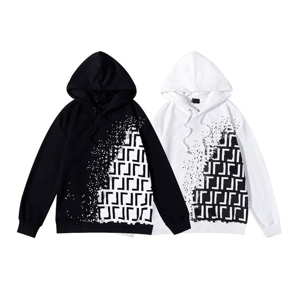

2022 autumn mens hoodies sweatshirts hooded hoodie europen fashion sweater badge long sleeve hip hop streetwear pullover crewneck men sweate, Black
