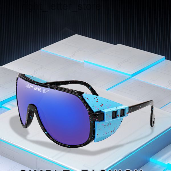 

pit viper sunglasses vintage punk style men women cool pilot shades uv400 sport mtb bicyele goggle without case w220809, White;black